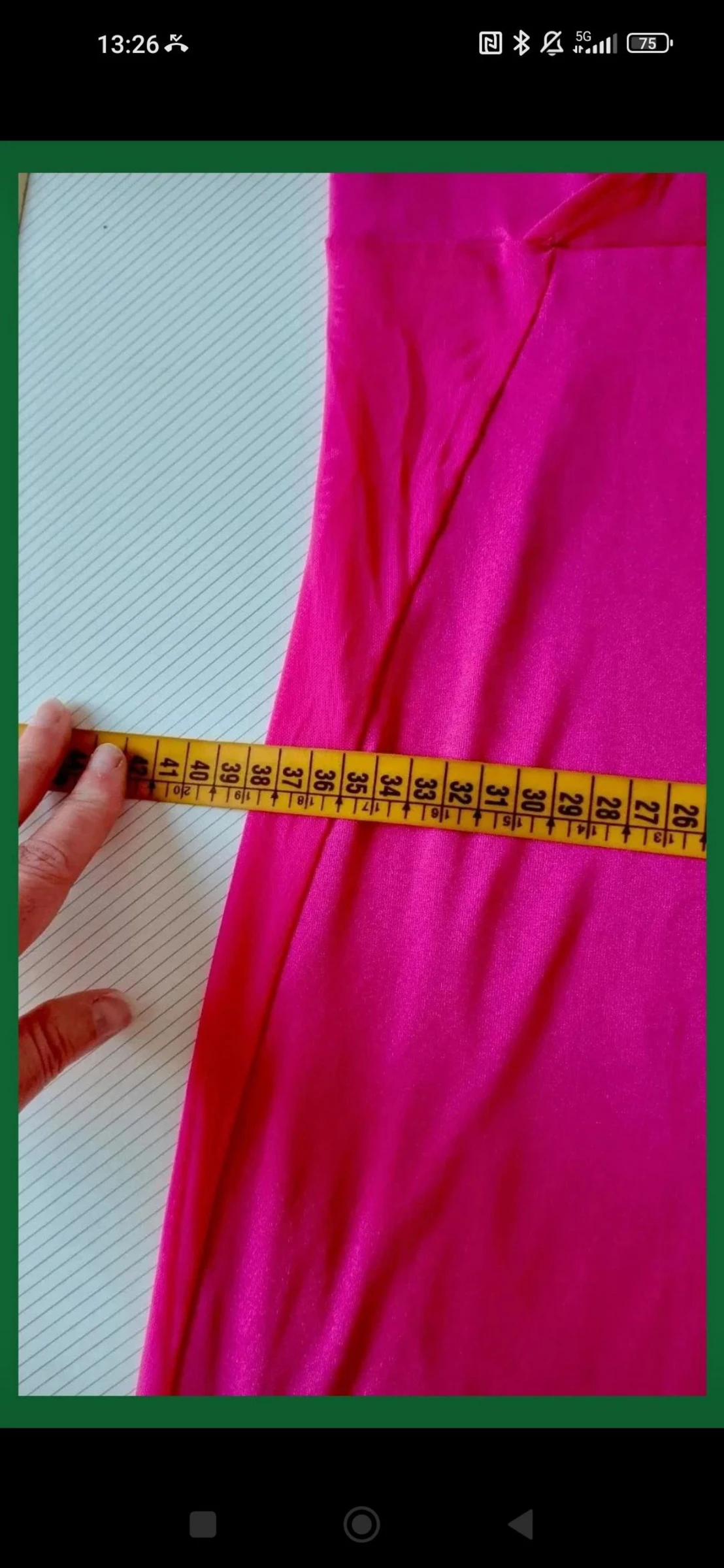 Robe longue rose fuchsia – photo 13
